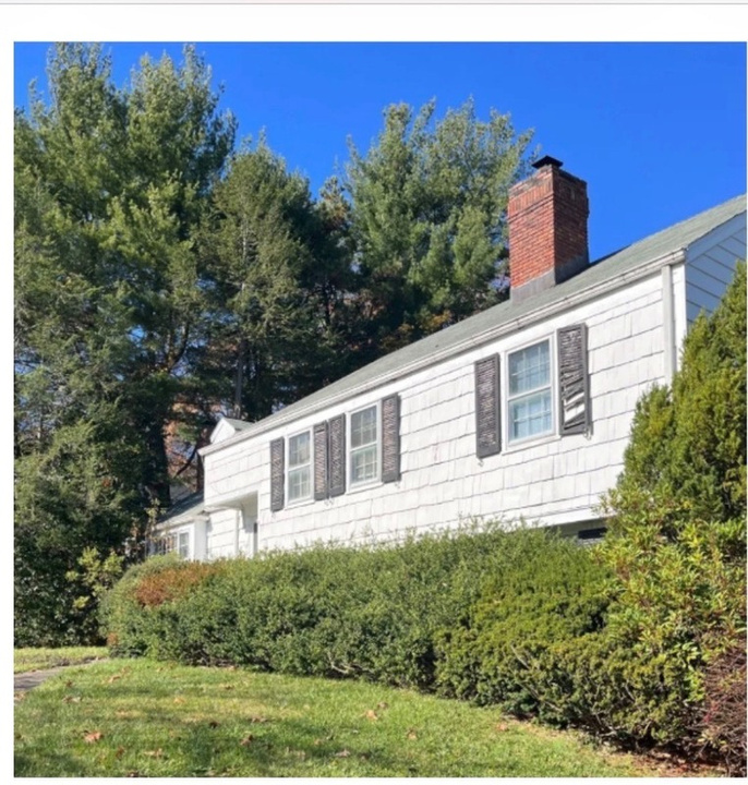 Front exterior before renovation at 9 Cornell Way